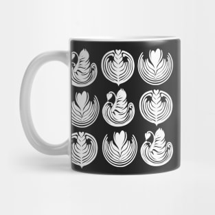 Barista Latte Art Coffee lovers Swan LATTE Mug